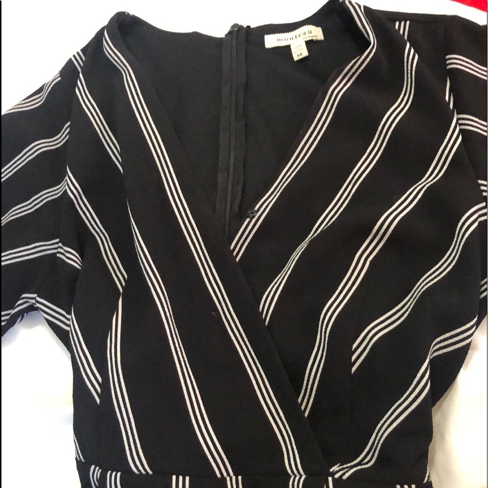 Striped jump suit!